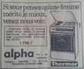 Publicité dans le Courrier Picard en 1975