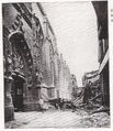 En 1918 : Eglise endommagée par une torpille la nuit du 13 au 14 mai