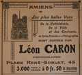 Publicité de Léon Caron