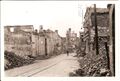 Rue Gresset prise en descendant vers la rue Saint Jacques après les bombardements du 18-19 mai 1940.