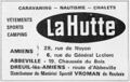 publicité pour La Hutte dans les années 1960