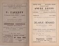 Publicité dans le catalogue de l'Exposition d'Art Sacré ancien et Moderne - 1948 - Un encadreur installé au 8 Rue de la Calendre a ses ateliers au numéro 11