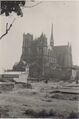 A la sortie de la Guerre, vue très dégagée de la Cathédrale