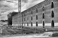 La citadelle pendant les travaux, en mai 2014